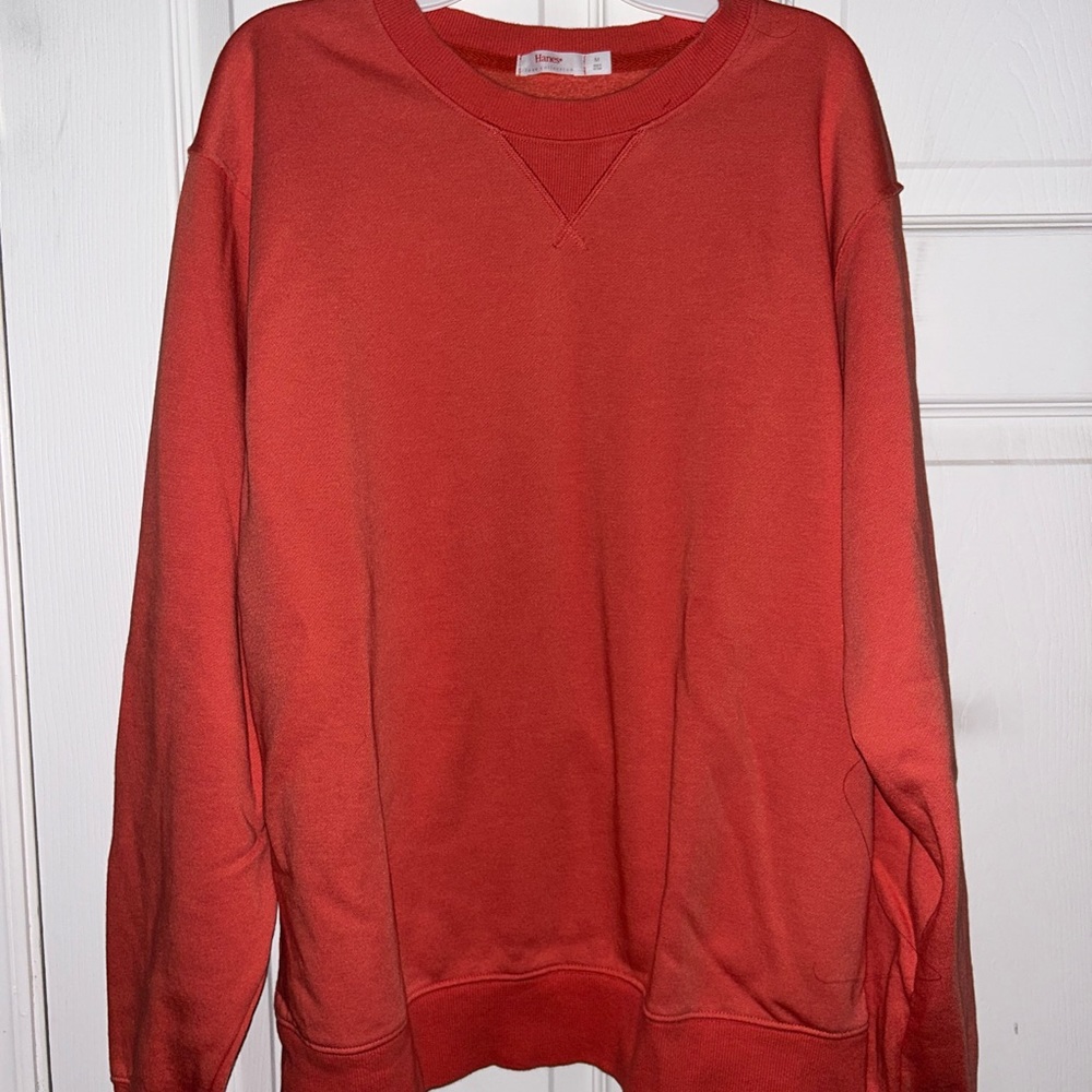 Hanes Coral Crewneck